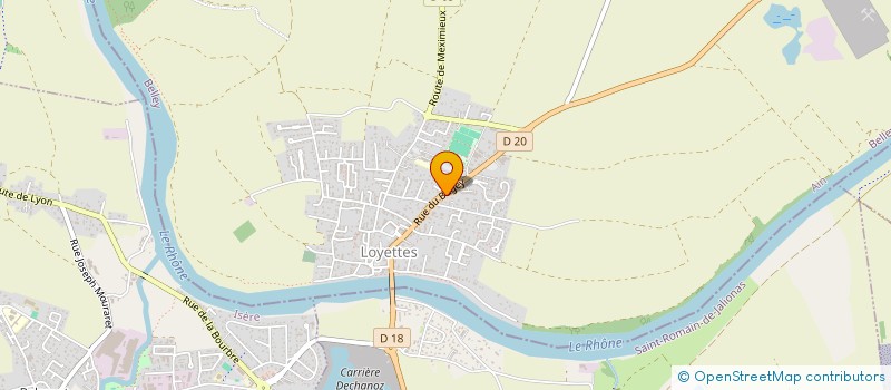 localisation de l'entreprise SCI ANDRIEU à LOYETTES