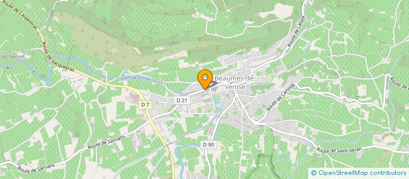 localisation de l'entreprise SCI ANDRIEU  BEAUMES-DE-VENISE
