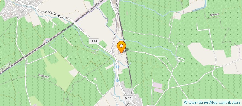 localisation de l'entreprise SCI ANDRIEU  GENERAC