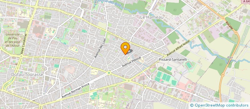 localisation de l'entreprise SCI ANDRIEU à PAU