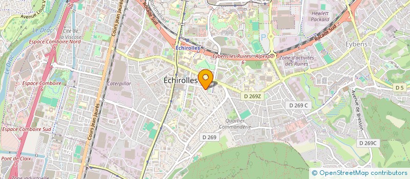 localisation de l'entreprise SCI ANDRIEU FEOUGIER à ECHIROLLES