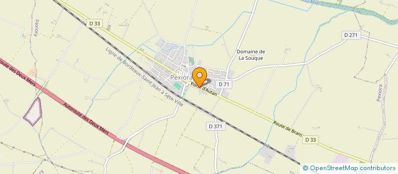 localisation de l'entreprise SCI ANDRIEU PEXIORA  PEXIORA