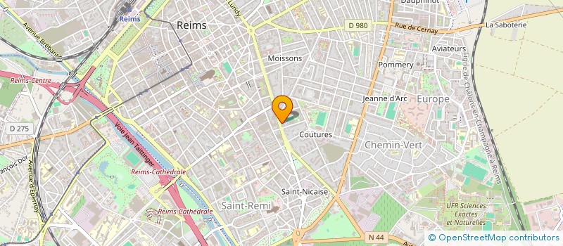 localisation de l'entreprise SCI ANDRIEUX  REIMS