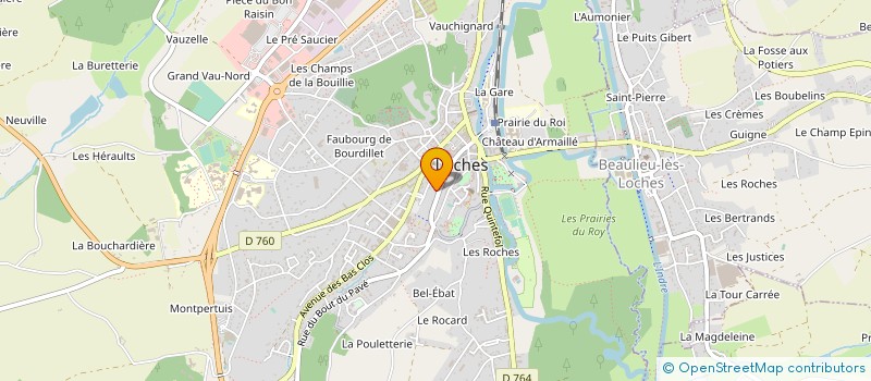 localisation de l'entreprise SCI ANDRIEUX  LOCHES