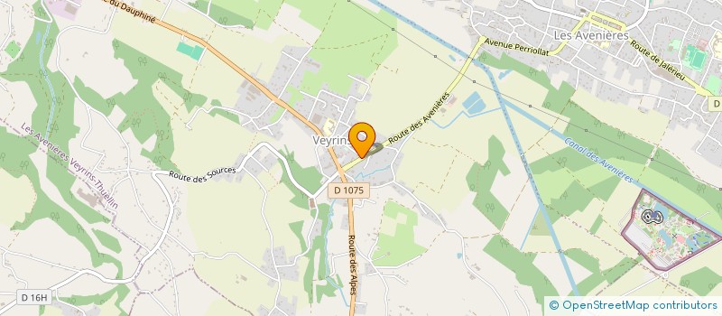 localisation de l'entreprise SCI ANDRIEUX  LES AVENIERES VEYRINS-THUELLIN