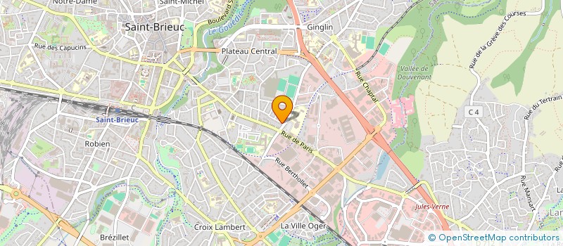 localisation de l'entreprise SCI ANDRIEUX KERHARO à SAINT-BRIEUC