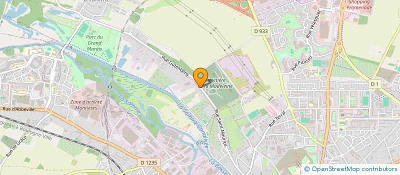 localisation de l'entreprise SCI ANDRIEUX-LESTURGEZ à AMIENS