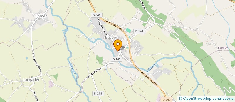 localisation de l'entreprise SCI ANDRILLON-ESPOEY  ESPOEY