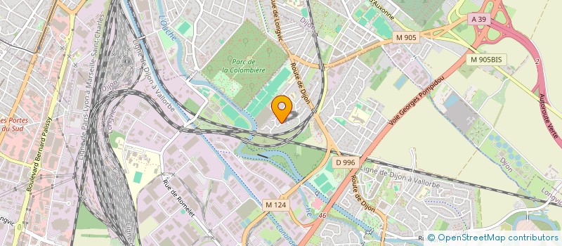 localisation de l'entreprise SCI ANDRINVEST à LONGVIC