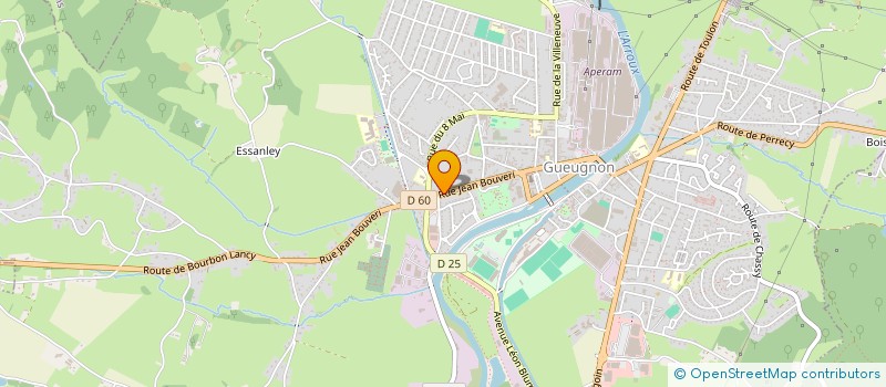 localisation de l'entreprise SCI ANDRITO  GUEUGNON