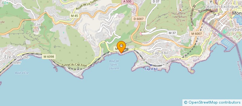 localisation de l'entreprise SCI ANDROMAR à CAP-D'AIL