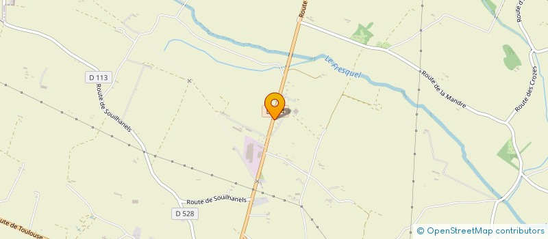 localisation de l'entreprise SCI ANDROMEDA  CASTELNAUDARY