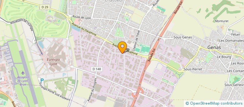 localisation de l'entreprise SCI ANDROMEDE  CHASSIEU