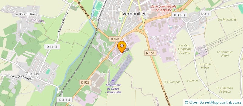 localisation de l'entreprise SCI ANDROMEDE à VERNOUILLET
