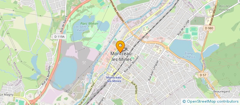 localisation de l'entreprise SCI ANDROMEDE ET SATELLISTES à MONTCEAU-LES-MINES