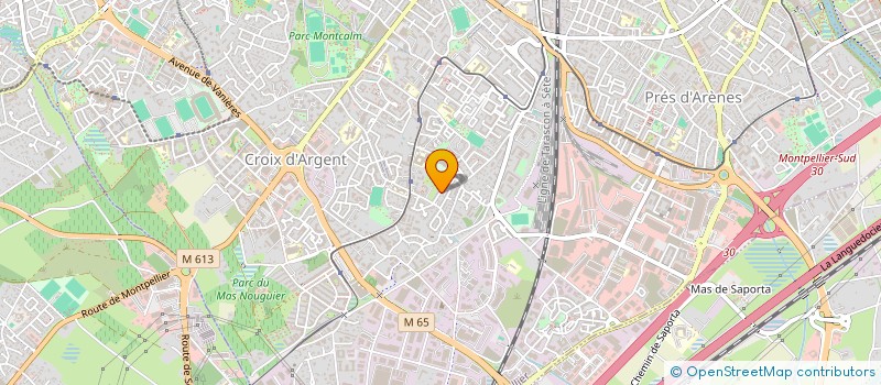 localisation de l'entreprise SCI ANDRON à MONTPELLIER