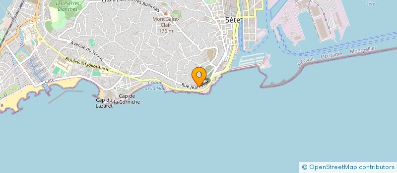 localisation de l'entreprise SCI ANDRONE ROSE  SETE