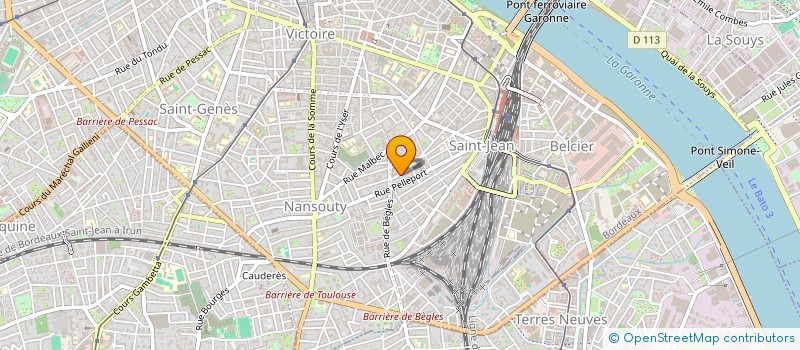 localisation de l'entreprise SCI ANDRONNE SAUVAGEAU  BORDEAUX