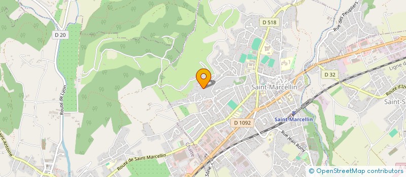 localisation de l'entreprise SCI ANDROSACE à SAINT-MARCELLIN