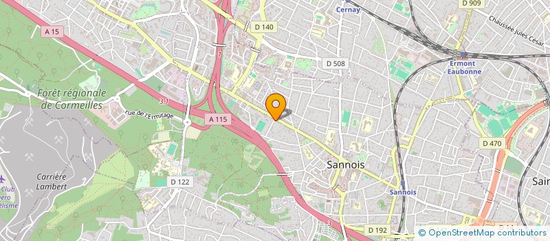 localisation de l'entreprise SCI ANDRY  SANNOIS