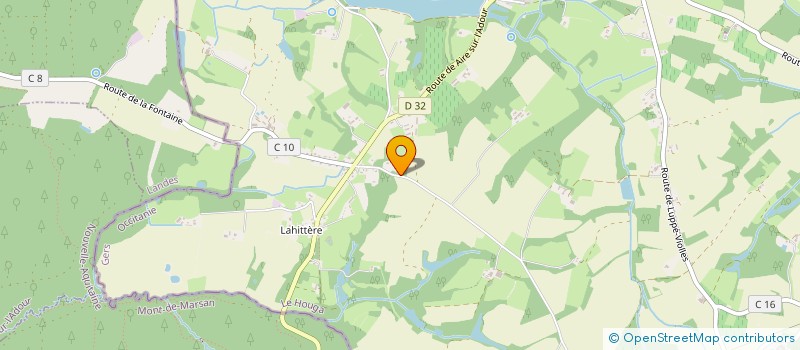 localisation de l'entreprise SCI ANDSAB  LE HOUGA