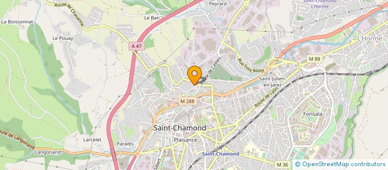localisation de l'entreprise SCI ANDU  SAINT-CHAMOND