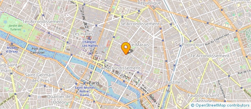 localisation de l'entreprise SCI ANDURAND PATRIMOINE  PARIS