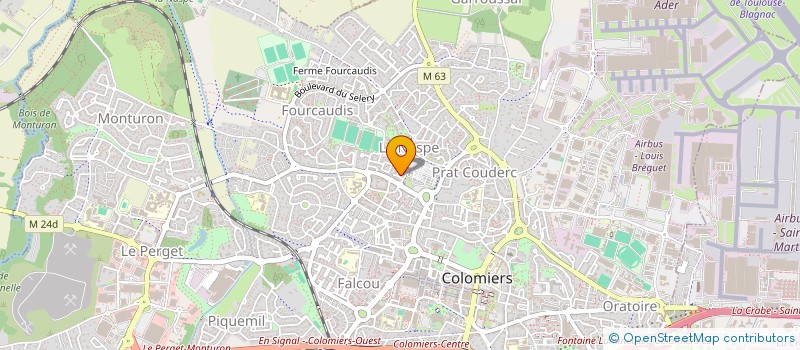 localisation de l'entreprise SCI ANDY à COLOMIERS