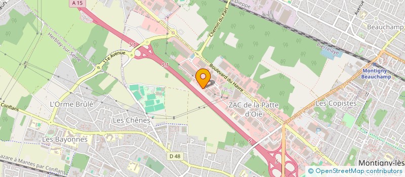 localisation de l'entreprise SCI ANDY  HERBLAY-SUR-SEINE