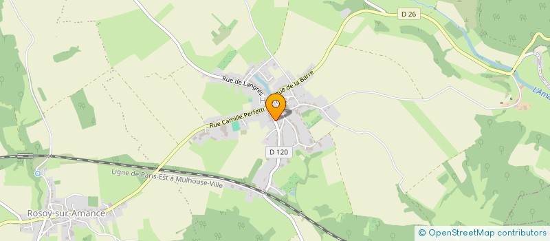 localisation de l'entreprise SCI ANDYLIE à HAUTE-AMANCE