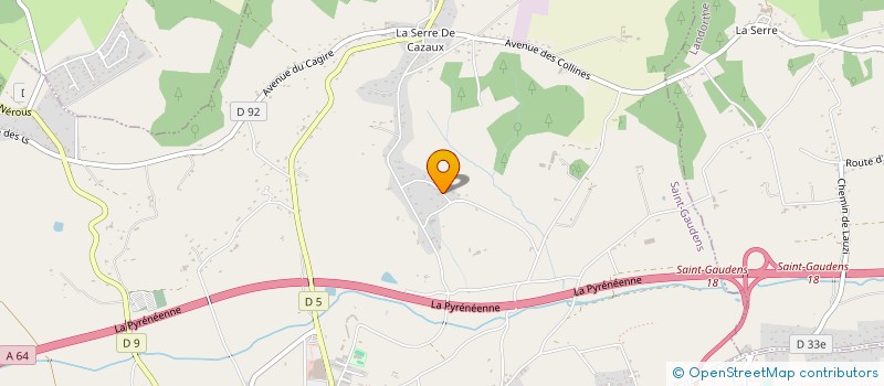 localisation de l'entreprise SCI ANE  SAINT-GAUDENS