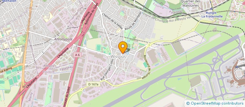 localisation de l'entreprise SCI ANEBAST à WISSOUS