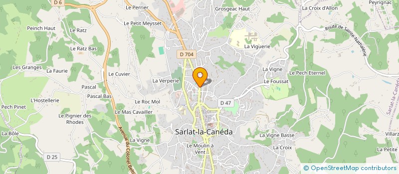 localisation de l'entreprise SCI ANECAP à SARLAT-LA-CANEDA