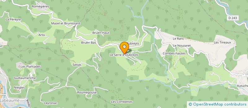 localisation de l'entreprise SCI ANEEL III à VALS-LES-BAINS