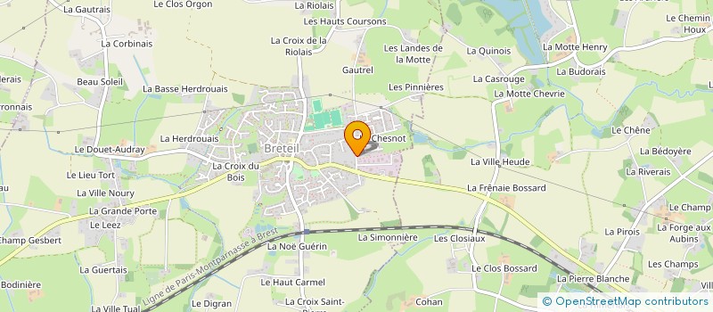 localisation de l'entreprise SCI ANELIE  BRETEIL