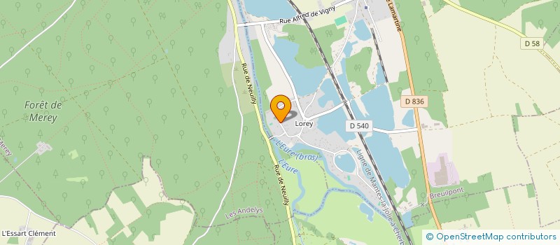 localisation de l'entreprise SCI ANELISE  BREUILPONT