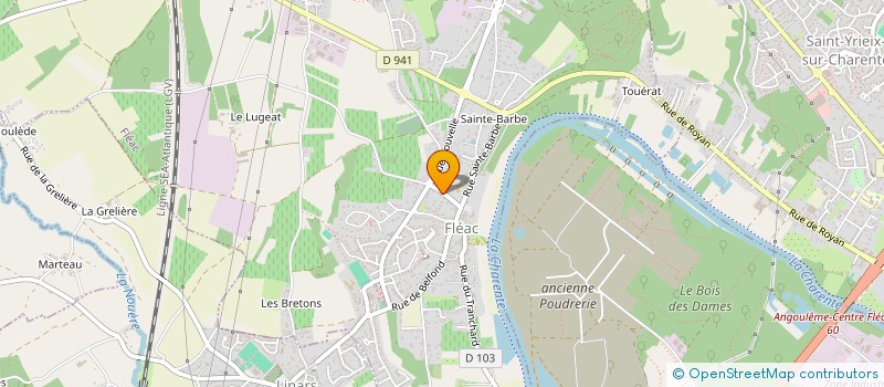 localisation de l'entreprise SCI ANELMA à FLEAC