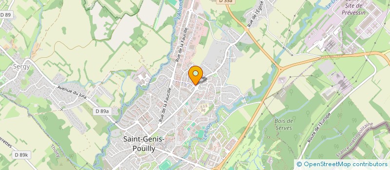localisation de l'entreprise SCI ANELMI à SAINT-GENIS-POUILLY