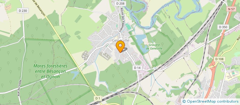 localisation de l'entreprise SCI ANEMAS  GENEUILLE