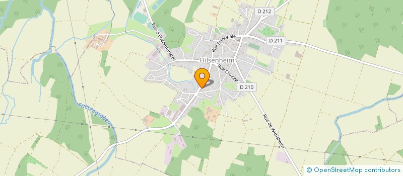 localisation de l'entreprise SCI ANEMONE  HILSENHEIM