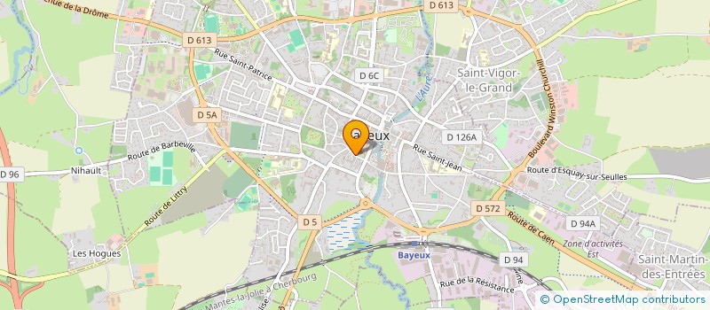 localisation de l'entreprise SCI ANEMONE  BAYEUX