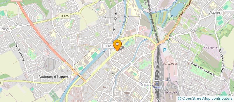 localisation de l'entreprise SCI ANEMONE à DOUAI
