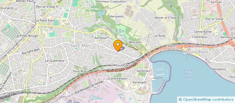 localisation de l'entreprise SCI ANEMONE  BREST