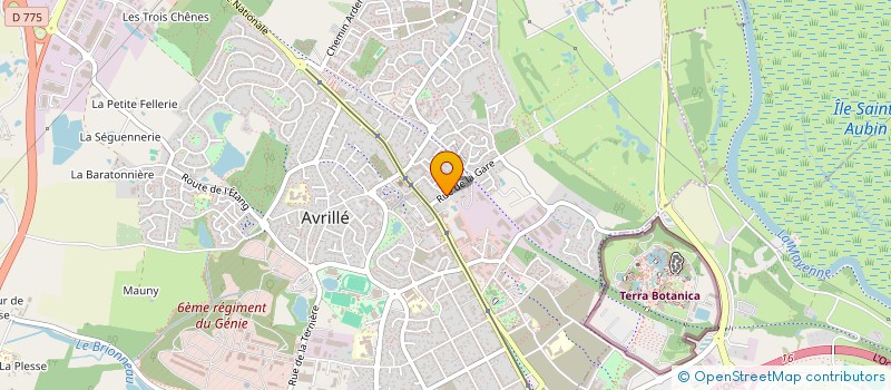 localisation de l'entreprise SCI ANEMONE à AVRILLE