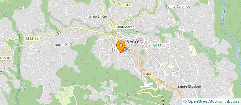 localisation de l'entreprise SCI ANEMOUNA  VENCE