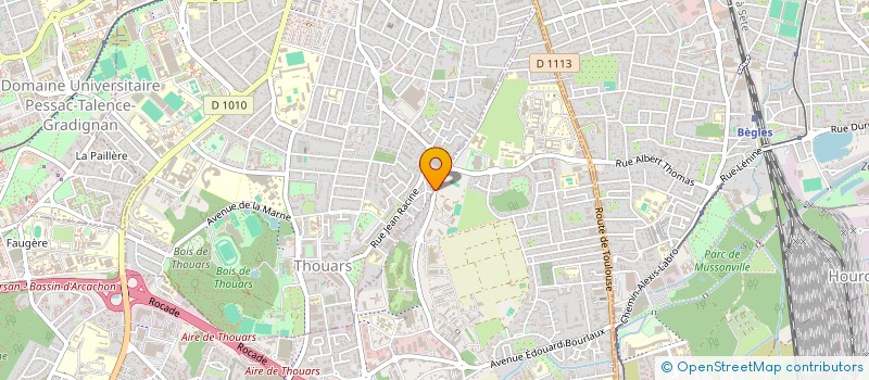 localisation de l'entreprise SCI ANENDHI  TALENCE