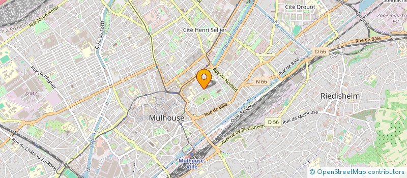 localisation de l'entreprise SCI ANER  MULHOUSE