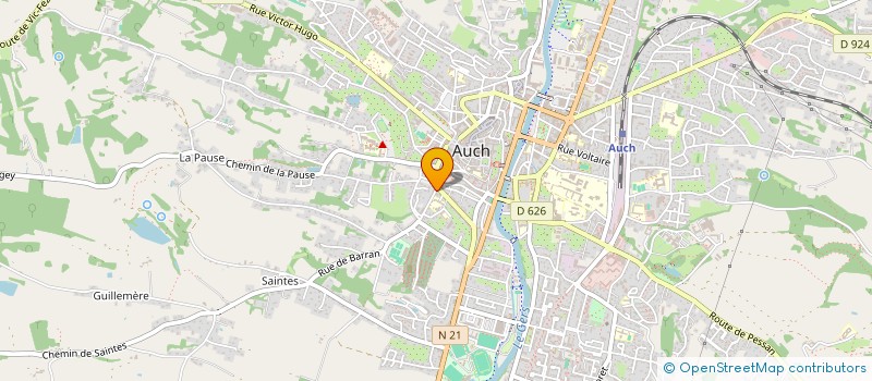 localisation de l'entreprise SCI ANERGUI à AUCH