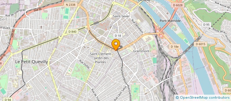 localisation de l'entreprise SCI ANESTHESIE EUROPE à ROUEN