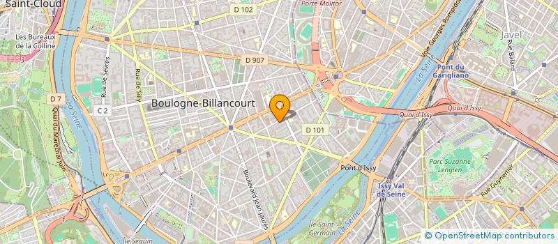 localisation de l'entreprise SCI ANET à BOULOGNE-BILLANCOURT